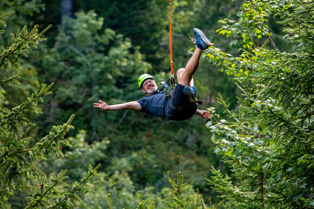 SPIDER im Waldseilgarten Damüls