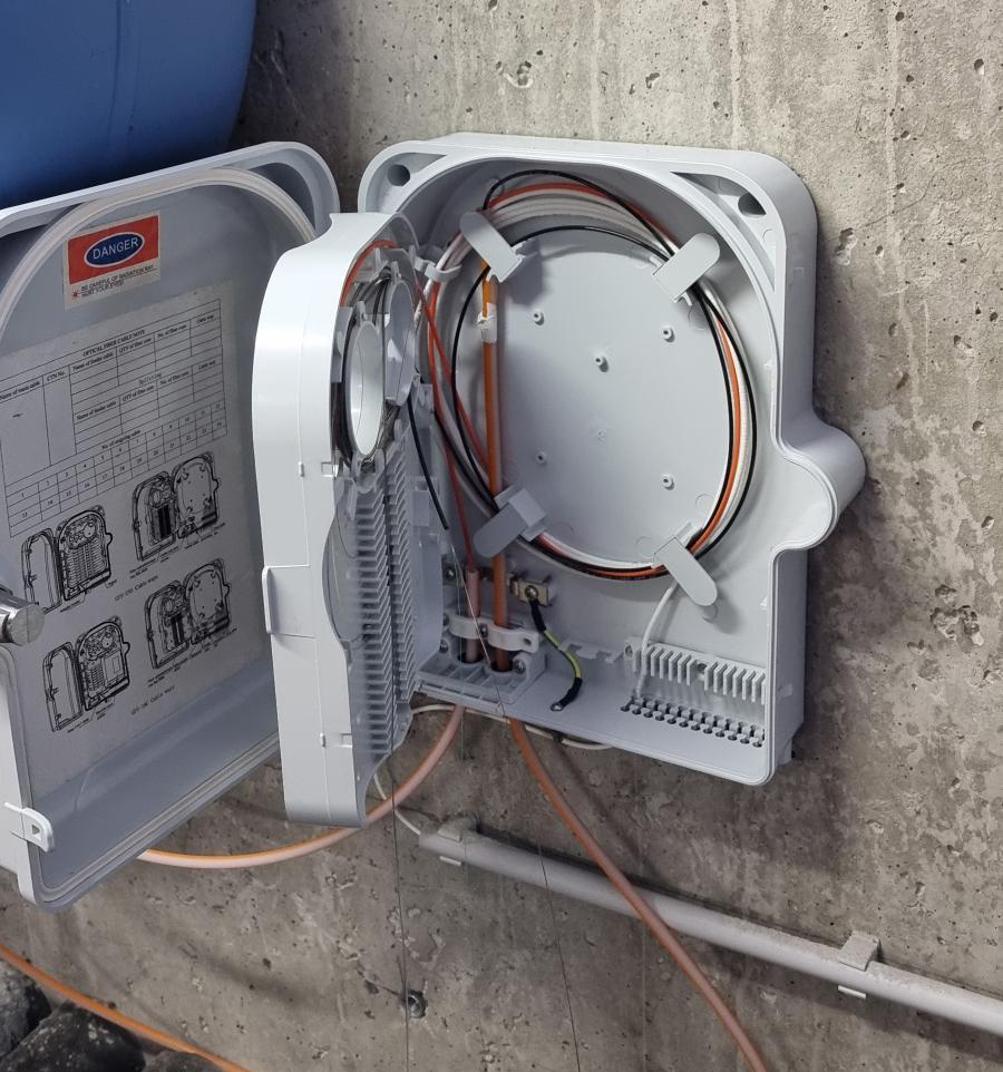 Spider Glasfaser spleißen