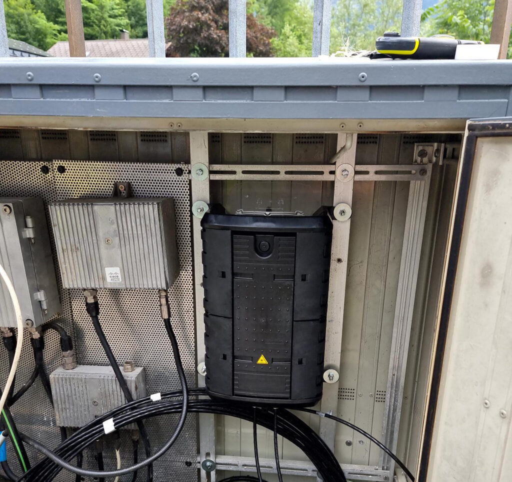 Spider Glasfaser spleißen